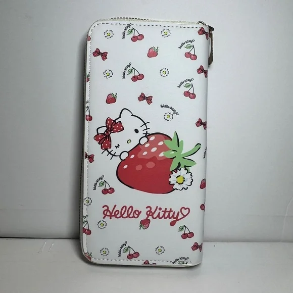 Hello Kitty Strawberry and Cherry Wallet - Picture 2 of 8